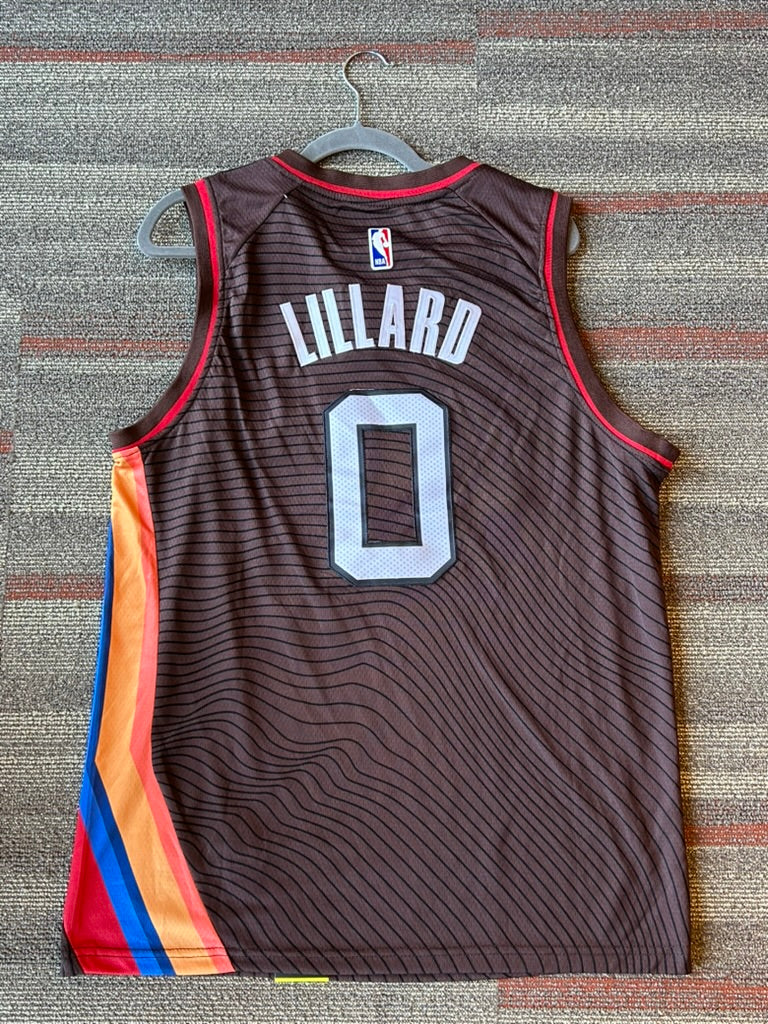 Damian Lillard Portland Trail Blazers City Edition Oregon Nike Jersey Sz 50 NWT