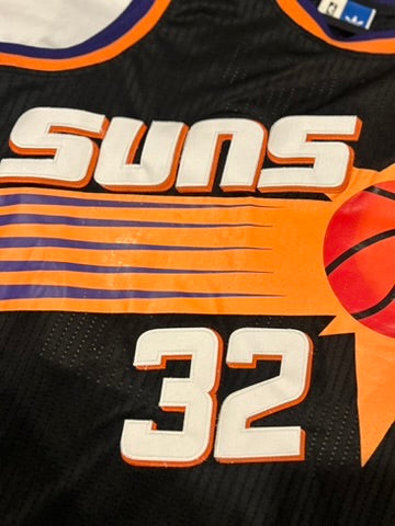 Vintage Steve Nash Phoenix Suns Jersey Mens M Black Hardwood Classics Adidas +2