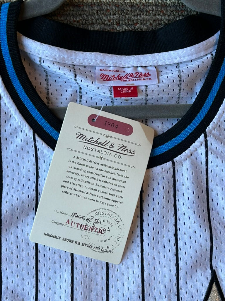 Orlando Magic Shaq O'Neal Mitchell Ness White 1993-94 NBA Swingman Jersey M NWT