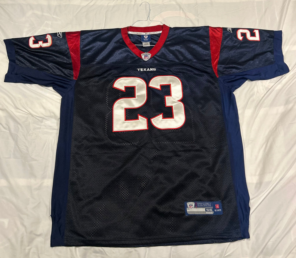 NFL Houston Texans Jersey Arian Foster On Field Reebok Jersey Sz 56 Navy Vintage