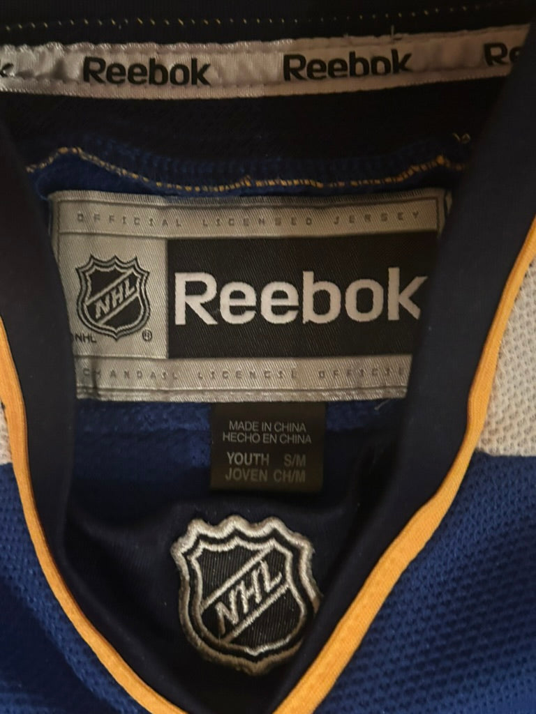 St. Louis Blues Reebok TJ Oshie Youth L/XL NHL Hockey Jersey Blue Authentic