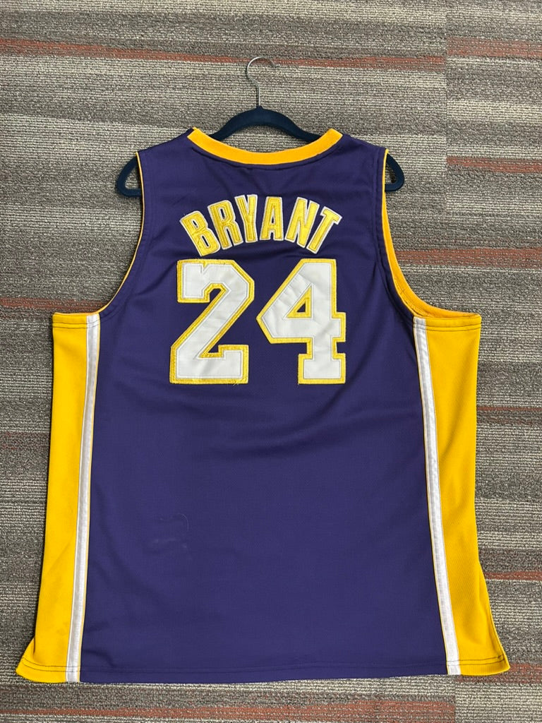 Kobe Bryant Los Angeles Lakers Jersey #24 Adidas Mens 52 XL Purple Vintage