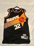 Vintage Steve Nash Phoenix Suns Jersey Mens M Black Hardwood Classics Adidas +2
