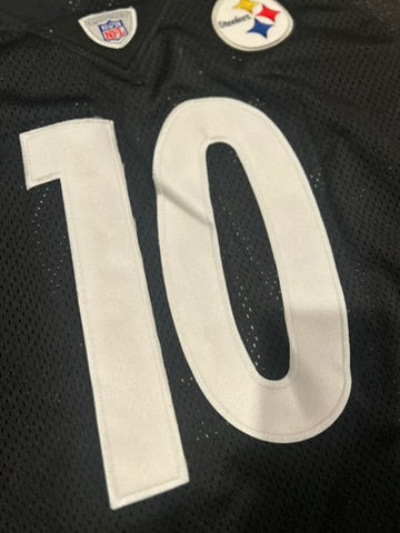 NFL Pittsburgh Steelers Santonio Holmes Jersey Sz 54 Reebok On Field Black Sewn