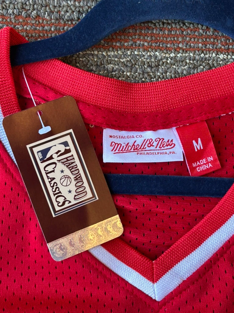 Allen Iverson Mitchell & Ness 1996/97 Hardwood Classics Swingman Jersey Sz M NWT