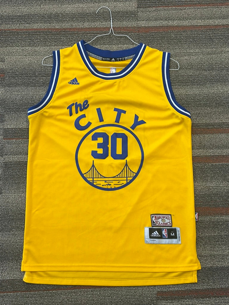 Golden State Warriors Stephen Curry The City Jersey M Adidas Hardwood Classics