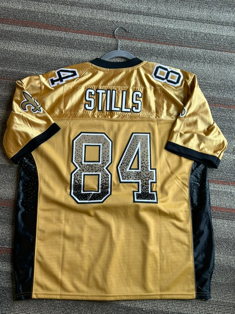 NFL Nike On Field New Orleans Saints Kenny Stills Gold Black Jersey Size 44 M/L