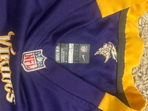 NFL Nike On Field Jersey Adrian Peterson Minnesota Vikings Youth L 14/16 Sewn