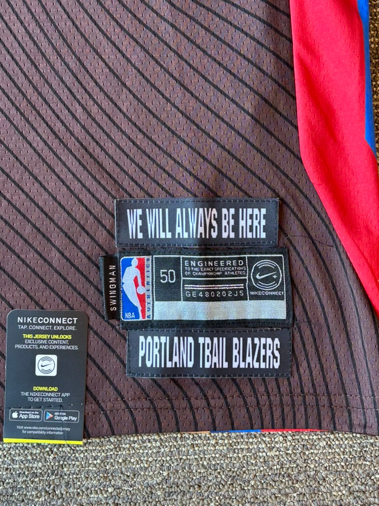 Damian Lillard Portland Trail Blazers City Edition Oregon Nike Jersey Sz 50 NWT