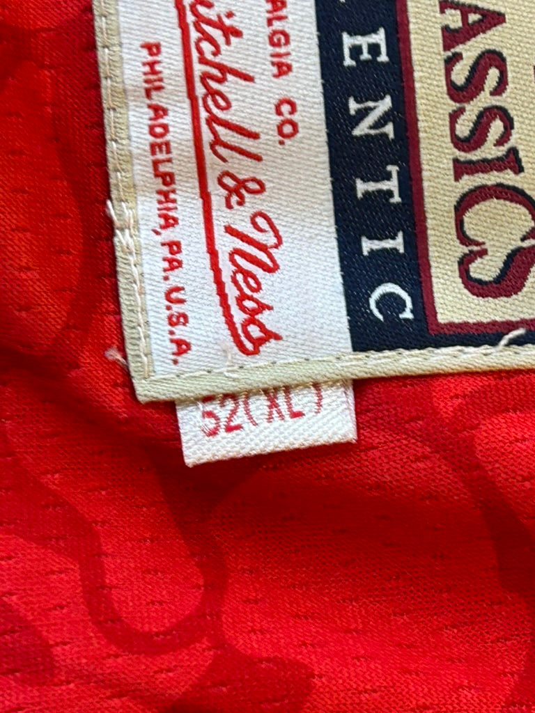 Bape Mitchell & Ness NBA Chicago Bulls Jersey Hardwood Classics Red Size XL 52