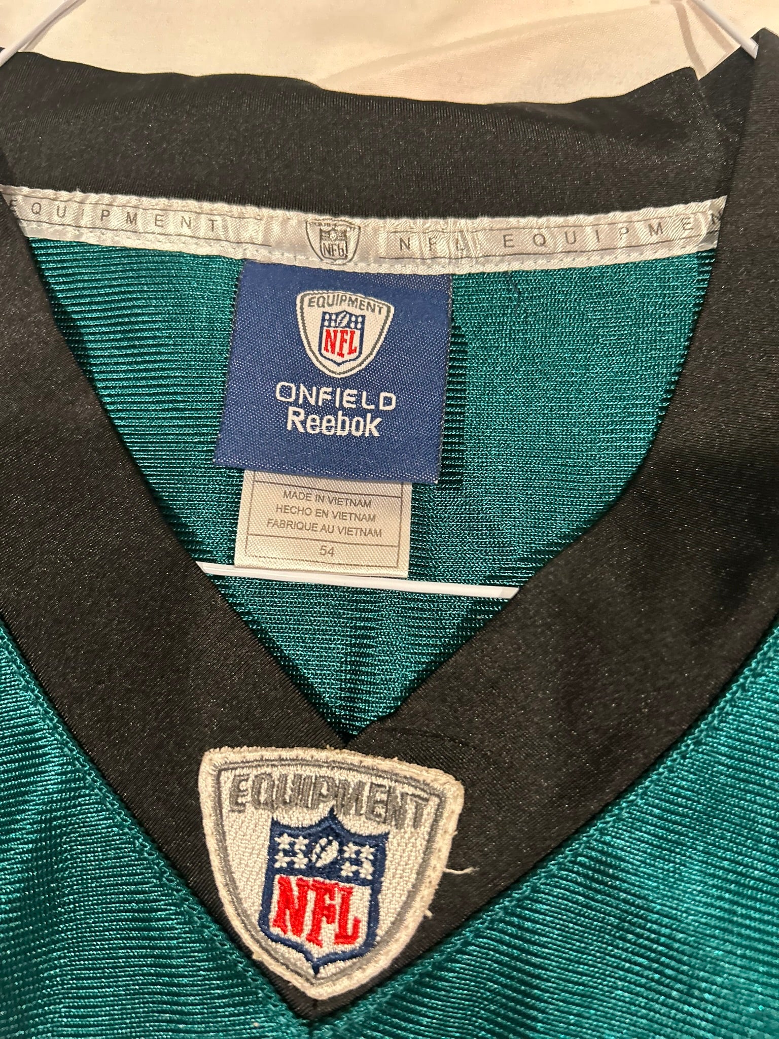 NFL On Field Reebok Philadelphia Eagles Desean Jackson Stitched Jersey Sz 54