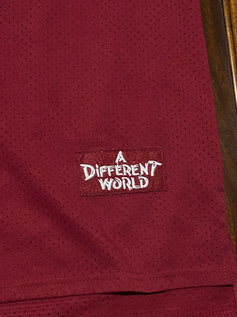 Hillman college Dwayne Wayne Mens Large A Different World Basketball Jersey #9