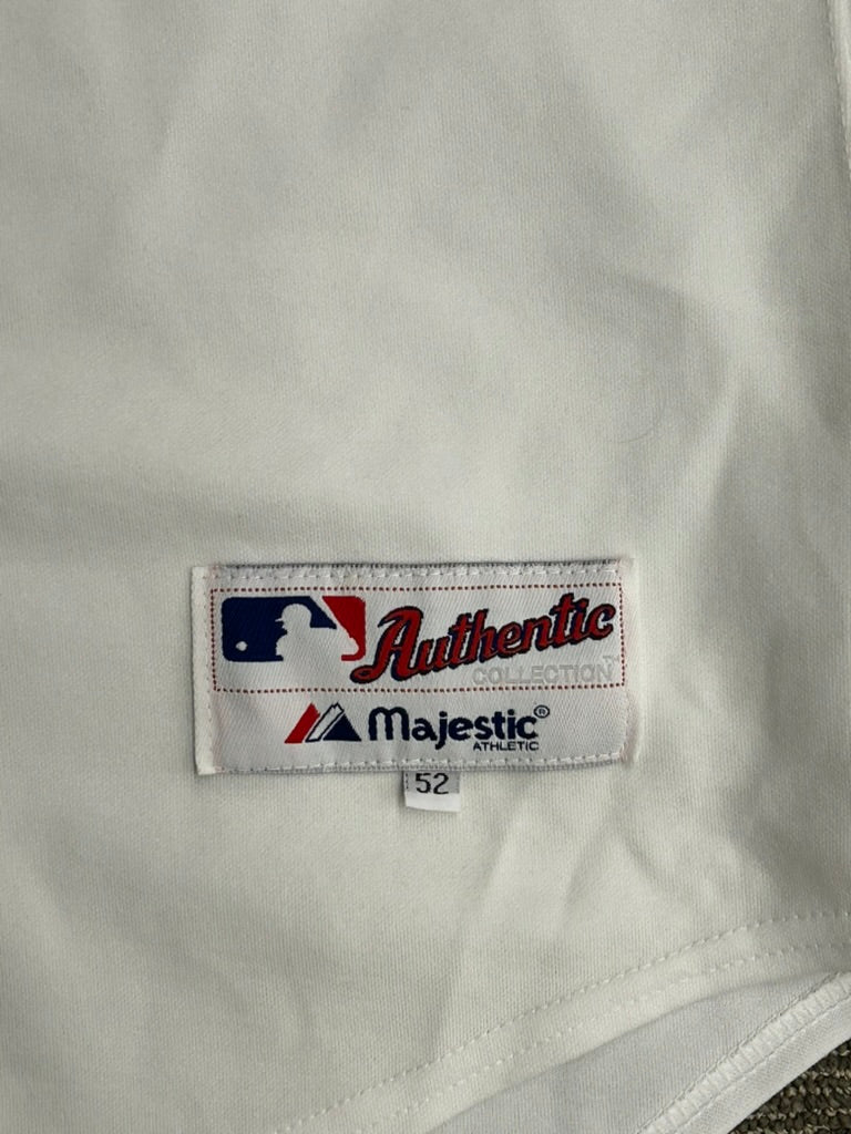 Vtg Magglio Ordonez Detroit Tigers Majestic Authentic Jersey White Size 52 XL