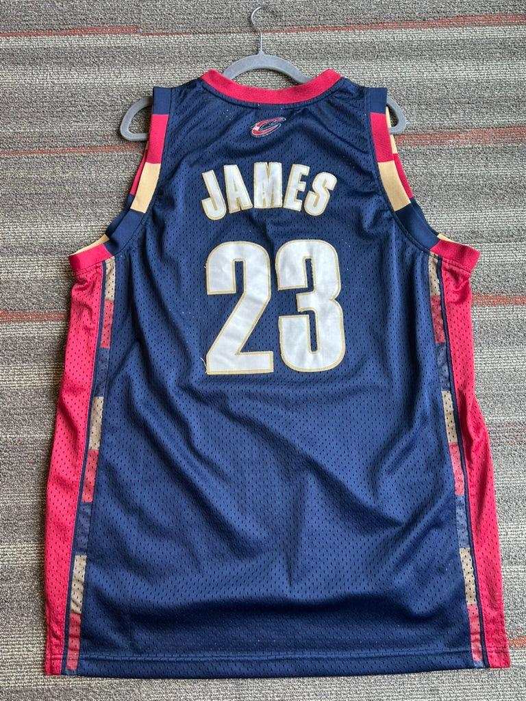 Vtg Adidas Authentic LeBron James Cleveland Cavaliers NBA Jersey XL Alternate