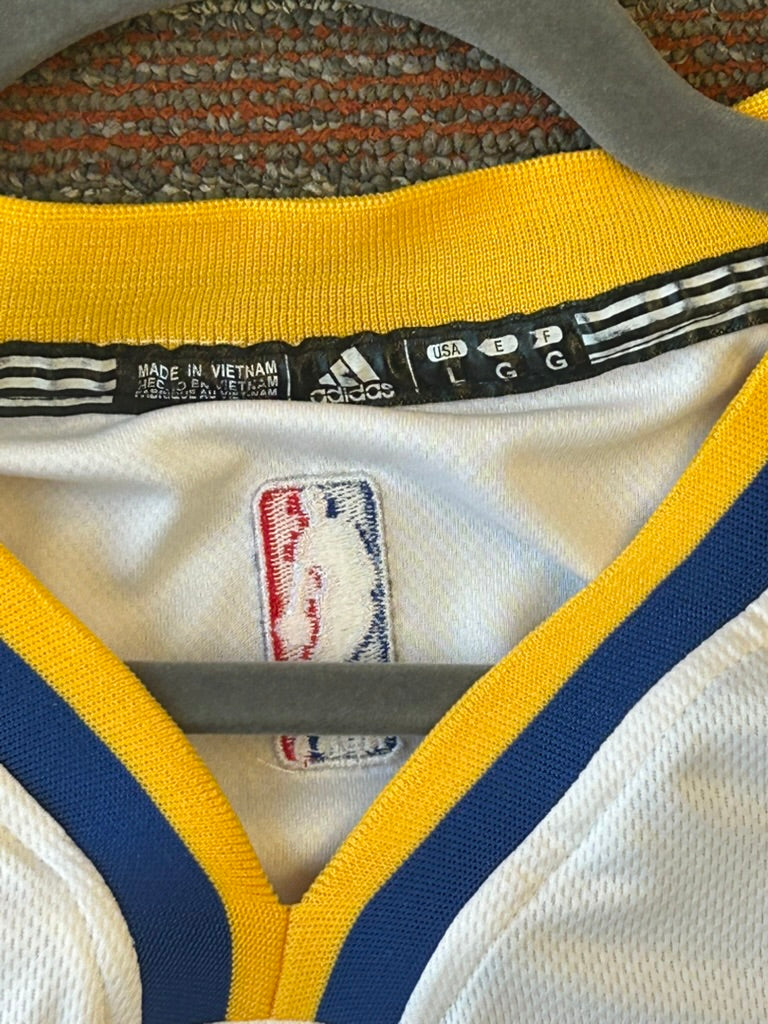 Golden State Warriors Jersey Mens Large Kevin Durant #35 Adidas Swingman NBA