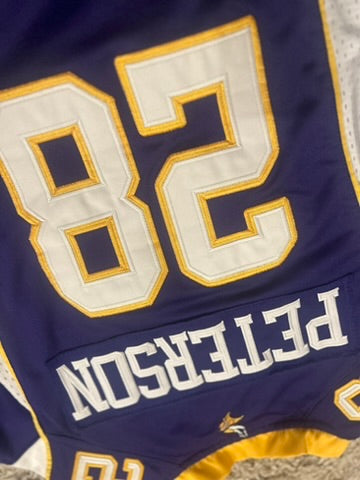 NFL Nike On Field Jersey Adrian Peterson Minnesota Vikings Youth L 14/16 Sewn