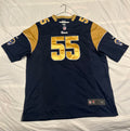 Nike Los Angeles Rams Jersey James Laurinaitis Sz XXL Embroidered On Field Navy