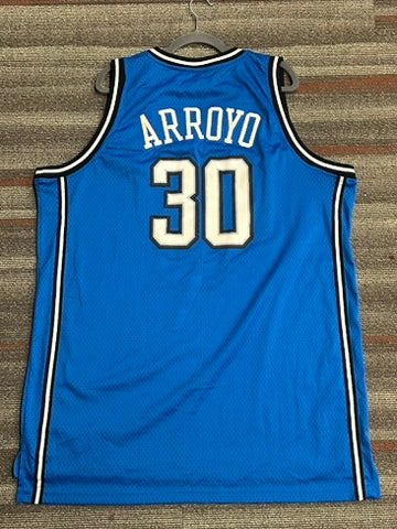 Vintage Carlos Arroyo Orlando Magic Adidas Basketball Jersey Size 2XL Blue NBA