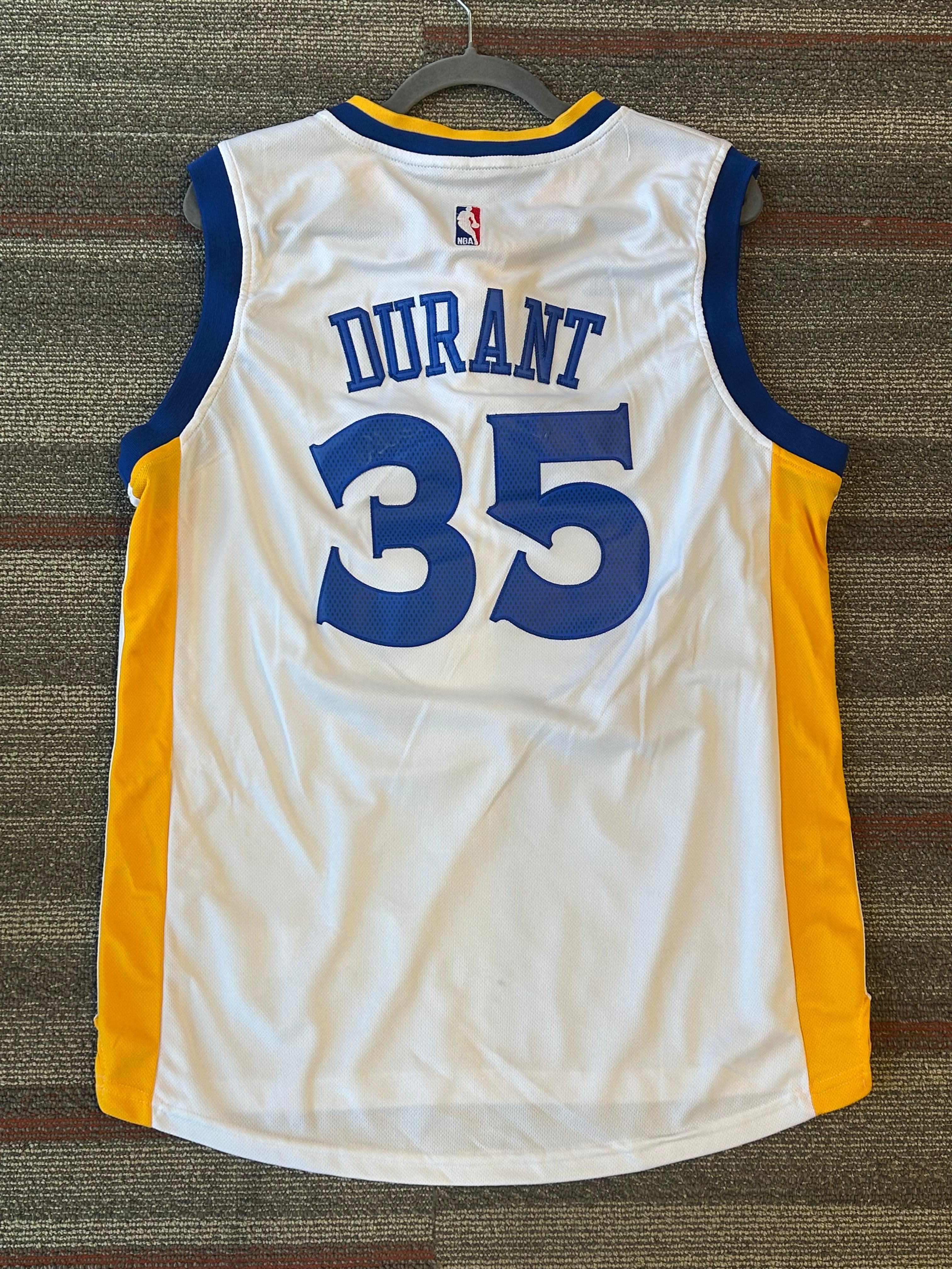 Golden State Warriors Jersey Mens Large Kevin Durant #35 Adidas Swingman NBA