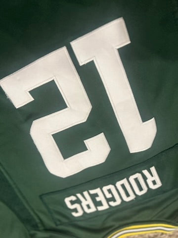 Nike Green Bay Packers Aaron Rodgers Jersey Youth Large L 14/16 NFL On Field