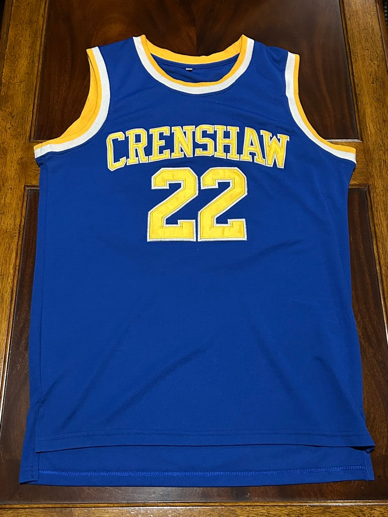 Crenshaw Basketball Jersey Headgear Quincy McCall, Classics, Large