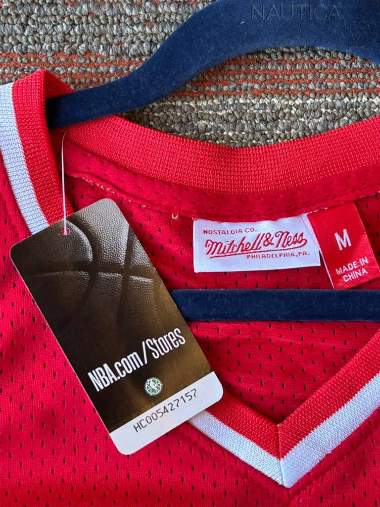 Allen Iverson Mitchell & Ness 1996/97 Hardwood Classics Swingman Jersey Sz M NWT