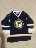 St. Louis Blues Reebok Alternate Erik Johnson Youth L/XL NHL Jersey Navy Blue