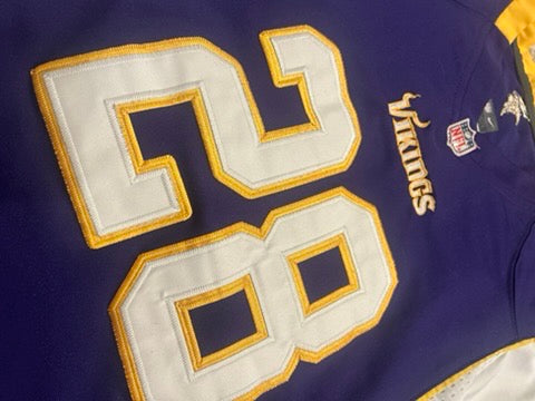 NFL Nike On Field Jersey Adrian Peterson Minnesota Vikings Youth L 14/16 Sewn