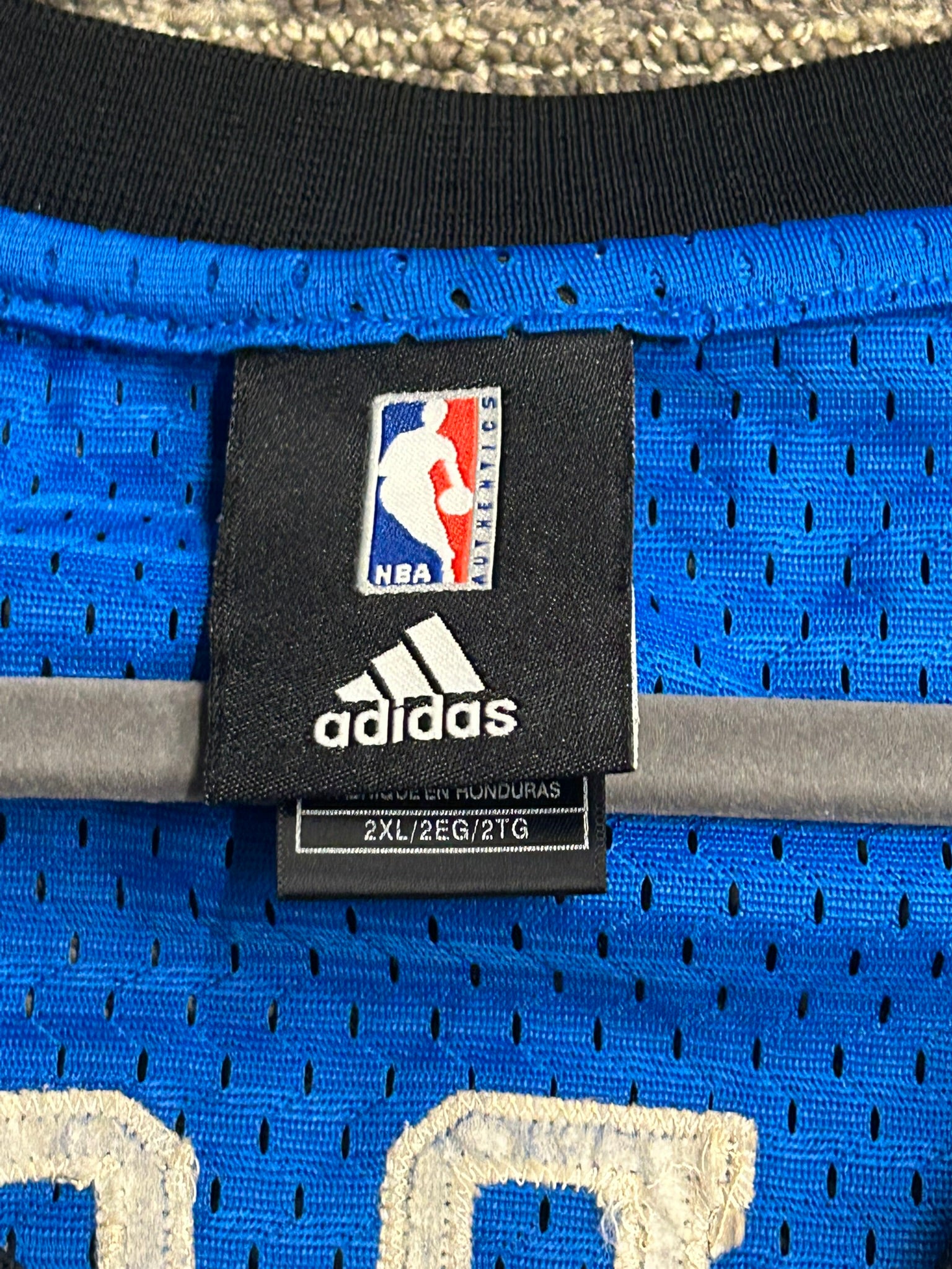 Vintage Carlos Arroyo Orlando Magic Adidas Basketball Jersey Size 2XL Blue NBA