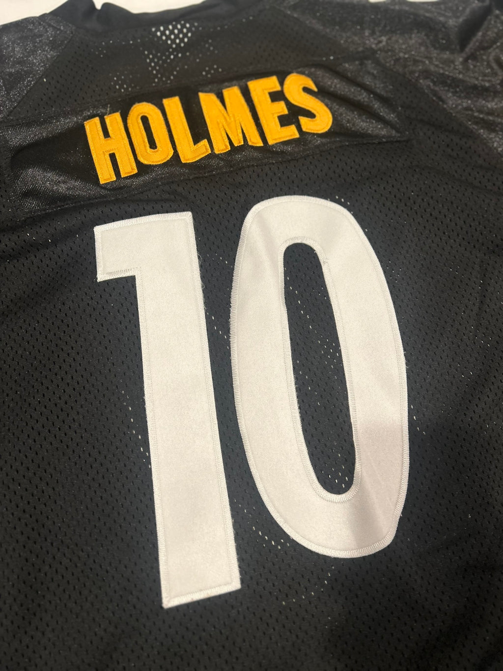 NFL Pittsburgh Steelers Santonio Holmes Jersey Sz 54 Reebok On Field Black Sewn