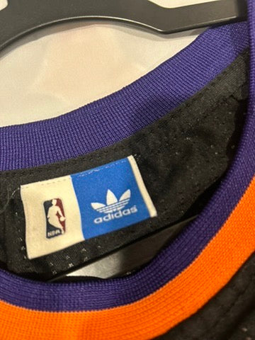 Vintage Steve Nash Phoenix Suns Jersey Mens M Black Hardwood Classics Adidas +2