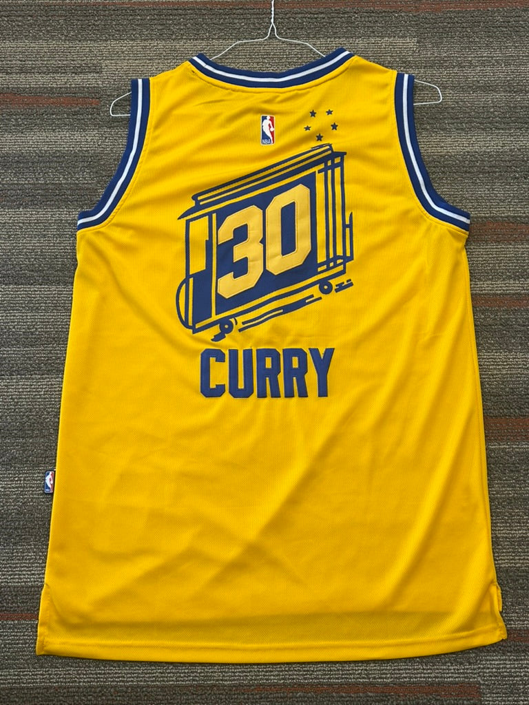 Golden State Warriors Stephen Curry The City Jersey M Adidas Hardwood Classics