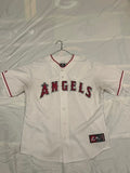 Majestic Los Angeles Angels Albert Pujols #5 White Jersey Men's Size Large