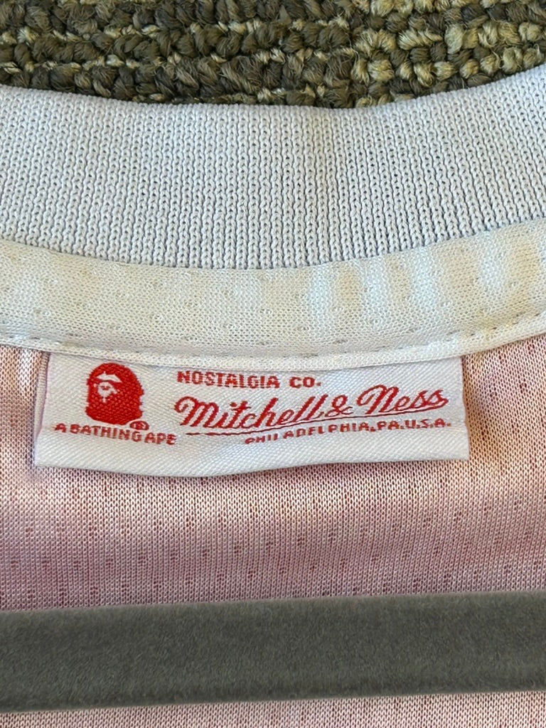 Bape Mitchell & Ness NBA Chicago Bulls Jersey Hardwood Classics Red Size XL 52