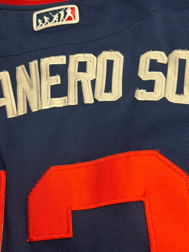 Atlanta Braves Ronald Acuna Jr Sabanero Soy 2018 Players Weekend Sz Small Jersey
