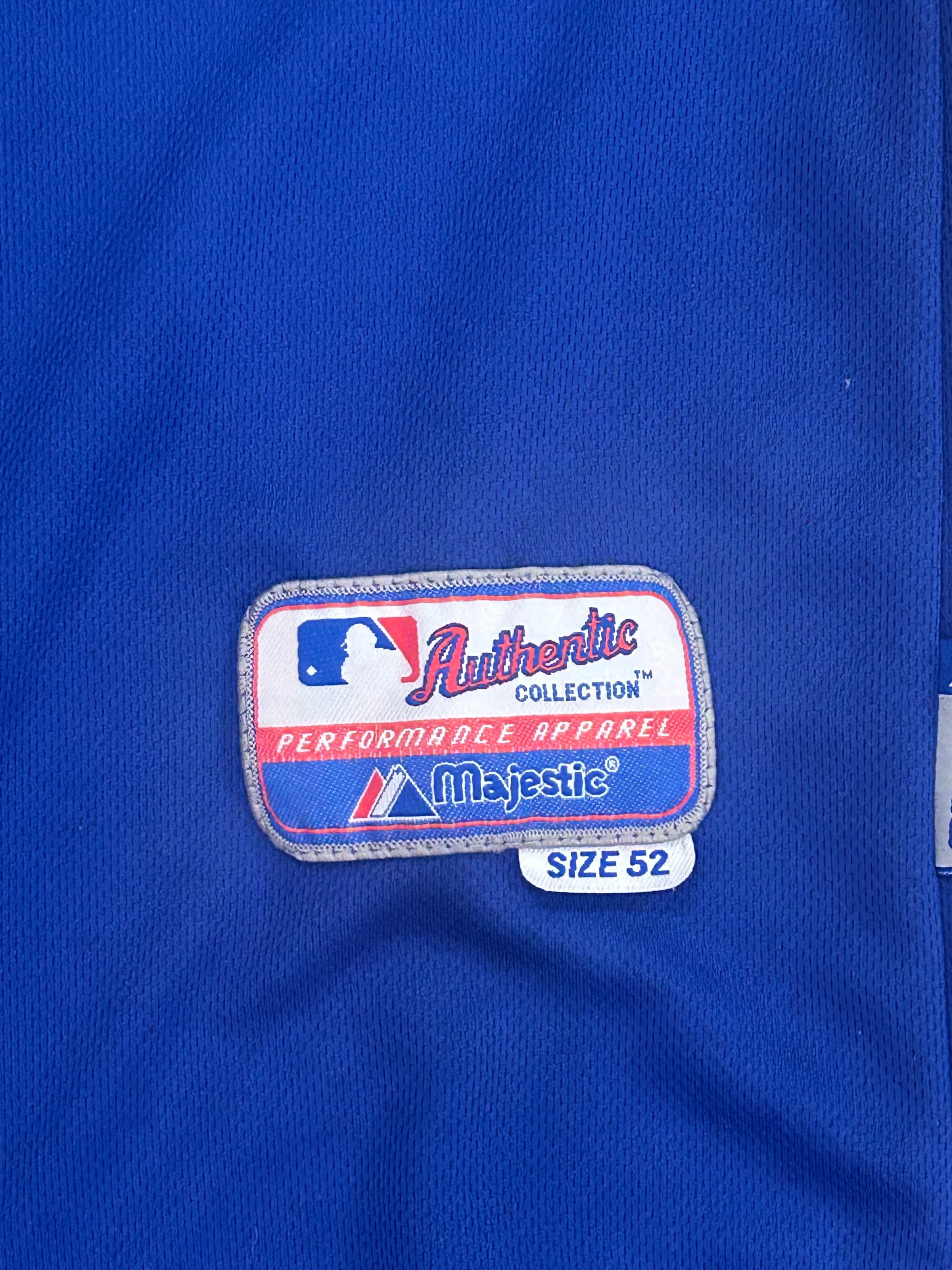 Texas Rangers Ian Kinsler MLB Authentic Collection Blue Baseball Jersey Sz 52 XL