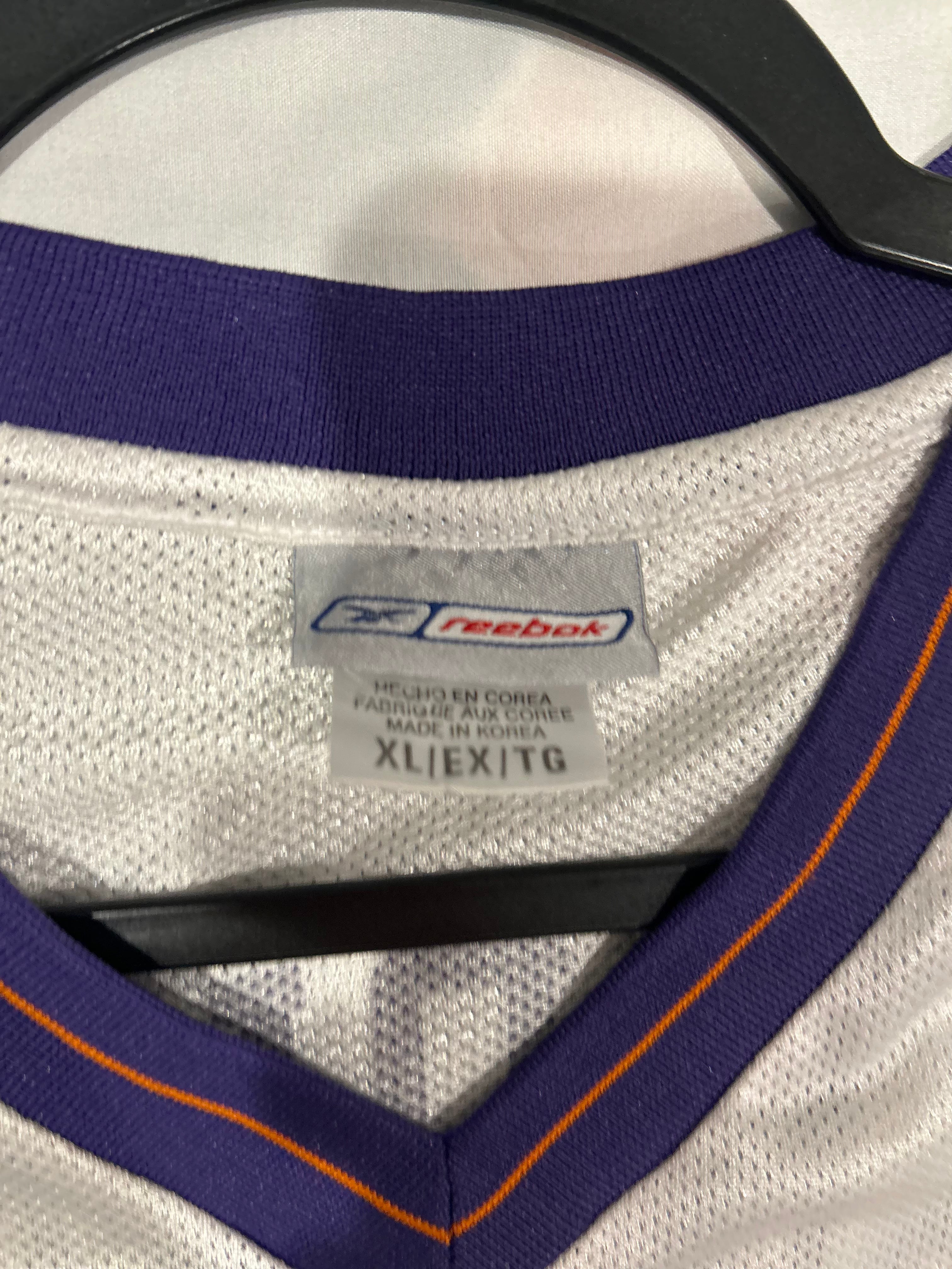 Phoenix Suns Stephon Marbury #3 Reebok Vintage NBA Jersey Size XL White Purple