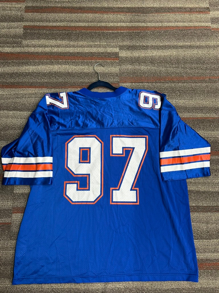 Florida Gators #97 Vintage Nike BlueFootball Jersey USA Made Men's 2XL NCAAF