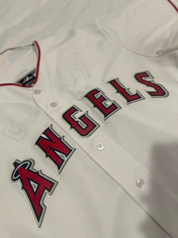 Majestic Los Angeles Angels Albert Pujols #5 White Jersey Men's Size Large