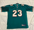 Ronnie Brown Reebok Miami Dolphins NFL On Field Reebok Teal Jersey Sz 54 Vintage