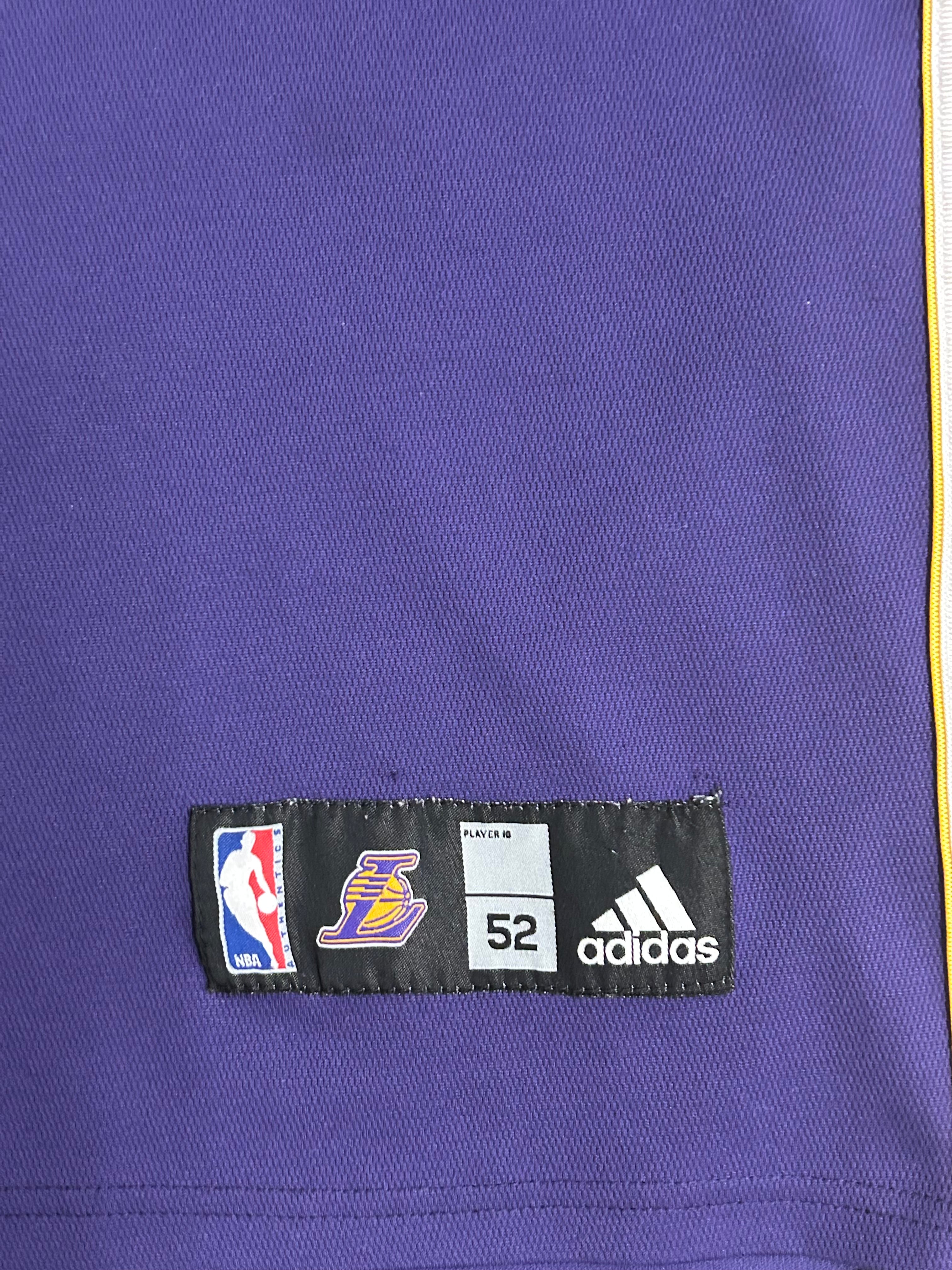 Kobe Bryant Los Angeles Lakers Jersey #24 Adidas Mens 52 XL Purple Vintage