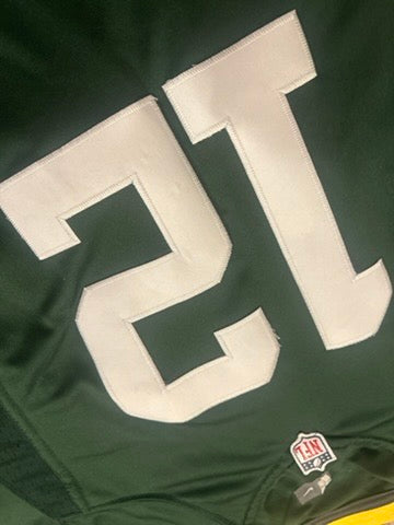 Nike Green Bay Packers Aaron Rodgers Jersey Youth Large L 14/16 NFL On Field
