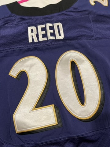 Nike Baltimore Ravens #20 Ed Reed NFL Onfield Jersey Mens Sz 52 Stitched Purple