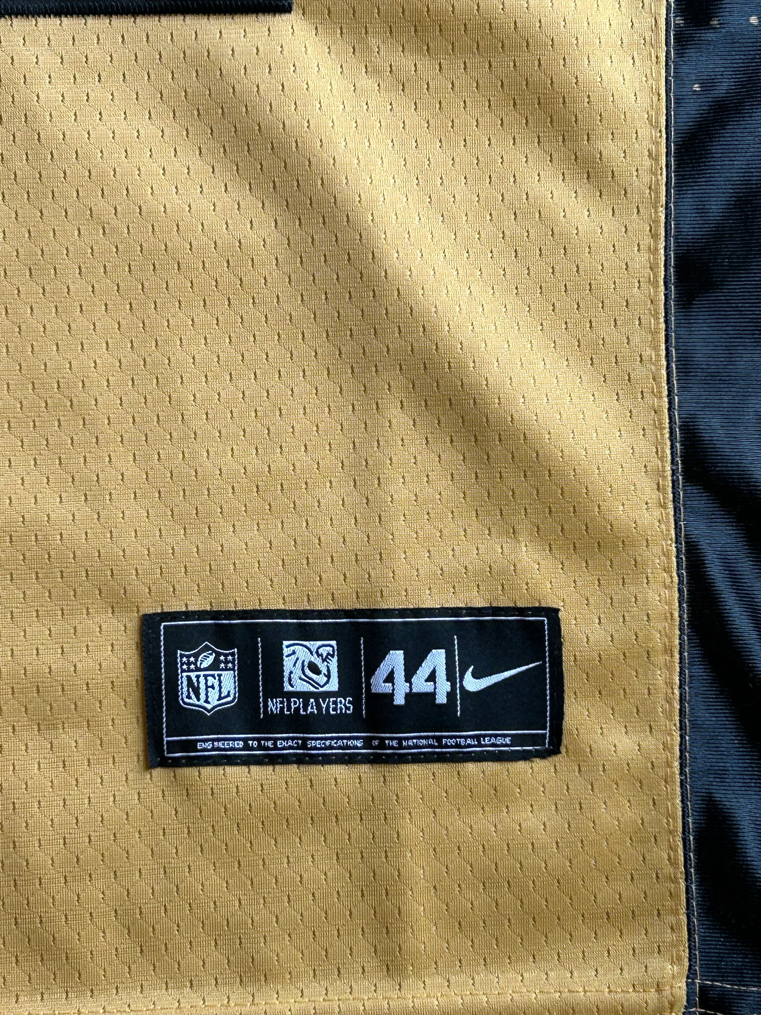 NFL Nike On Field New Orleans Saints Kenny Stills Gold Black Jersey Size 44 M/L