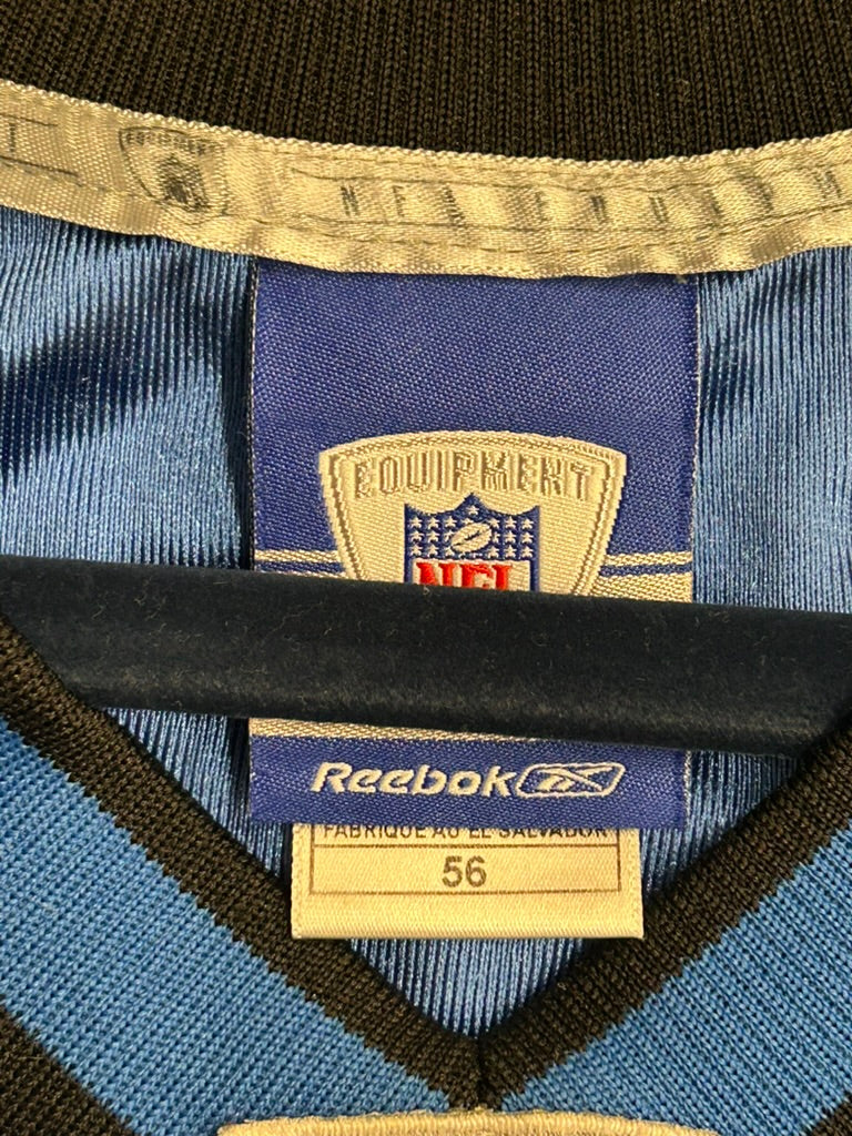 Detroit Lions Charles Rogers Reebok Blue Vintage Jersey Size 56 3XL NFL #80