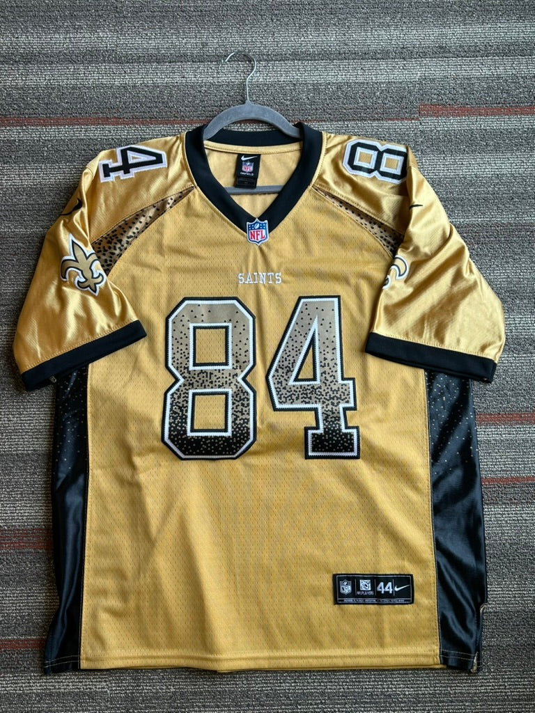 NFL Nike On Field New Orleans Saints Kenny Stills Gold Black Jersey Size 44 M/L