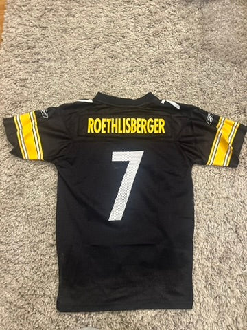 Ben Roethlisberger Pittsburgh Steelers NFL Equipment Reebok Jersey Youth Size M