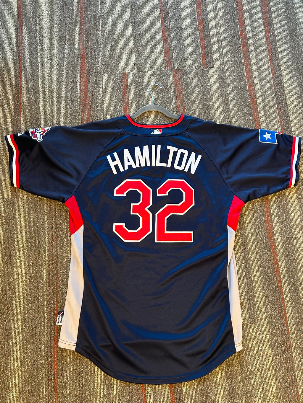 Majestic 2009 MLB All Star Game Josh Hamilton American League Jersey Sz 52 XL
