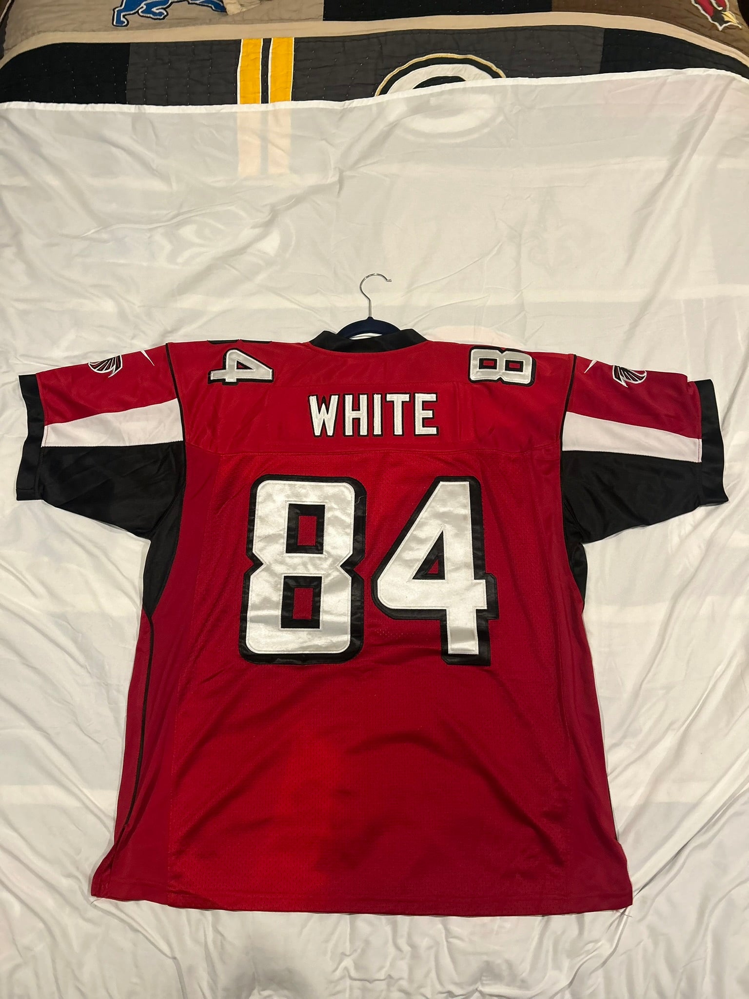 Atlanta Falcons Nike Roddy White NFL On Field Jersey Mens 52 XL Red Stitched