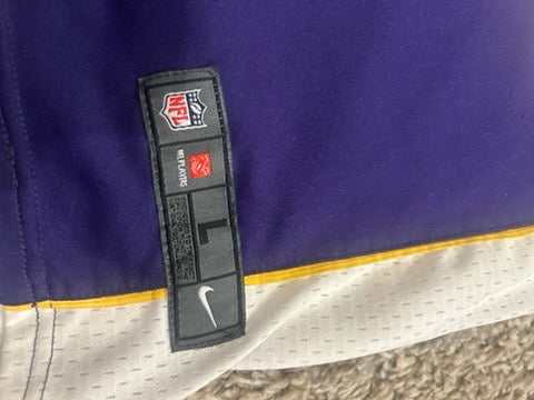 NFL Nike On Field Jersey Adrian Peterson Minnesota Vikings Youth L 14/16 Sewn